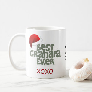 Mug Amusant Meilleur Grand-Père Jamais Santa Hat Chris