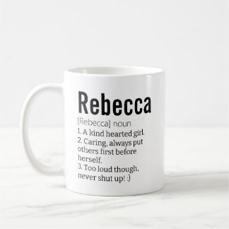 Mug Amusant Meilleure Rebecca Définition LPA Dwarfism