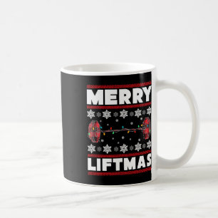 Mug Amusant Merry Liftmas Noël Gymnastique Fitness Cad