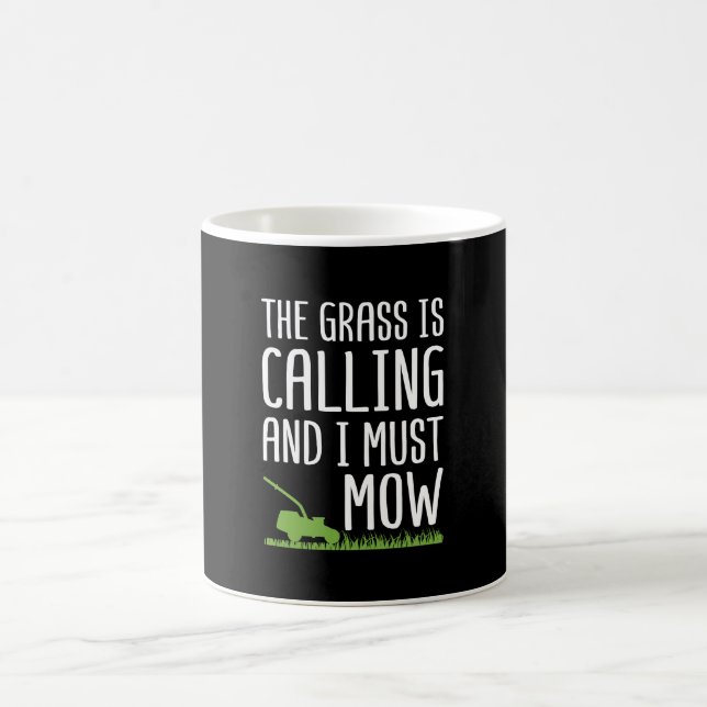 Mug Amusant Moulage De Pelouse - L'Herbe Appelle (Centre)