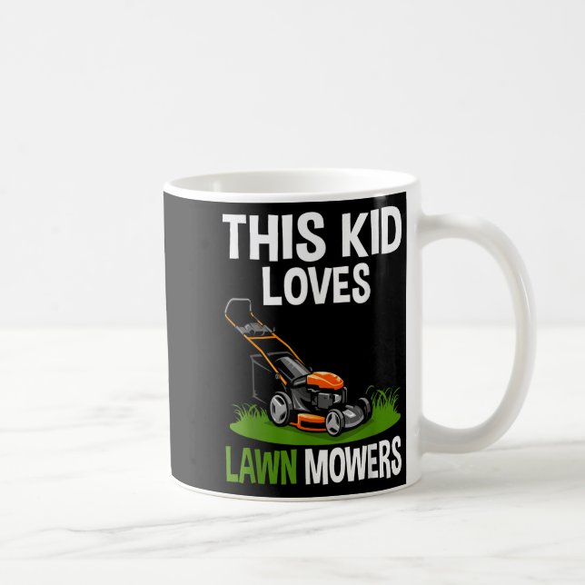 Mug Amusant Moulage De Pelouse Pour Enfants Mower Farm (Droite)