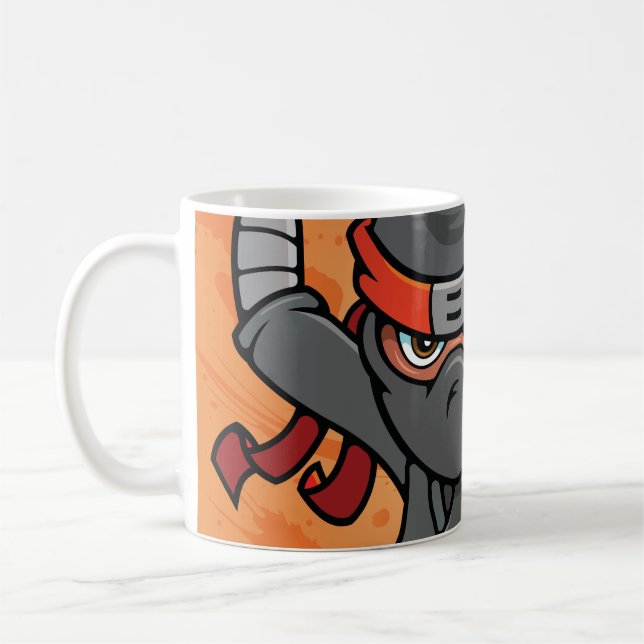 Mug Amusant Ninja Design (Gauche)