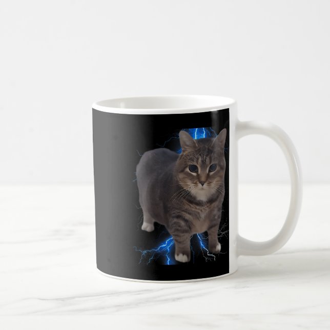 Mug Amusant Oiia Oiia rotation de chat mème chat Brain (Droite)