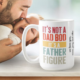 Mug Amusant Pas Un Papa Bod Père Figure Citation Cadea