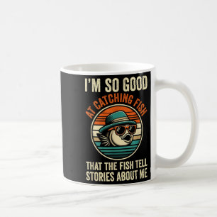 Mug Amusant Pêche Pêcher Pêcher Poisson Vintage Pêcheu