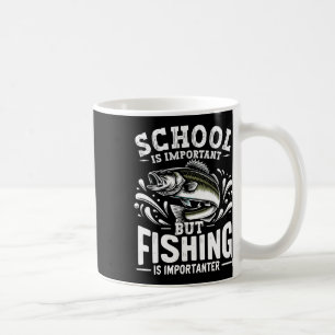Mug Amusant Pêcheur L'École De Pêcheur Est Important, 
