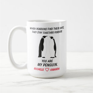 Mug Amusant pingouins Mug, cadeau pour elle ou lui,