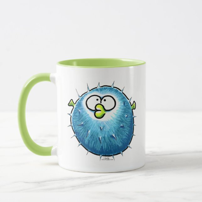 Mug Amusant poisson-globe (Gauche)