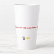 Mug Amusant pour Amateur de Chiens - Je Travaille 