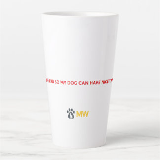 Mug Amusant pour Amateur de Chiens - Je Travaille 