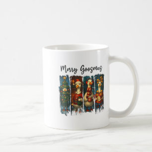 Mug Amusant Rétro Merry Goosemas Noël Silly Goose X