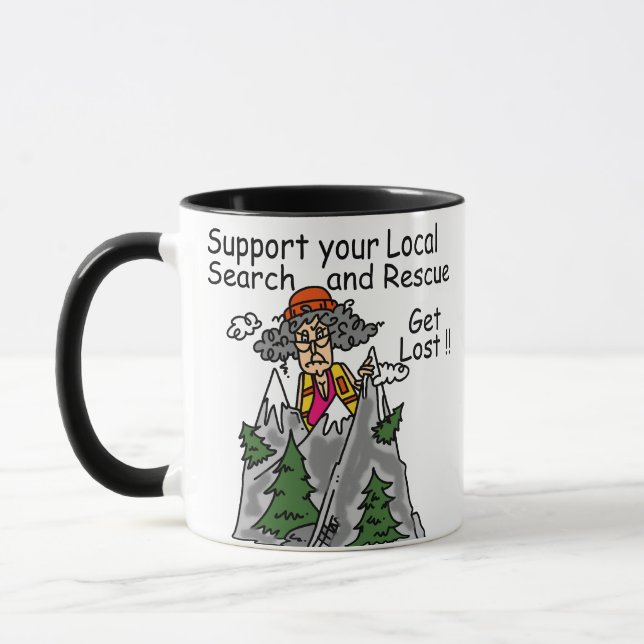 Mug Amusant se perdre (Gauche)