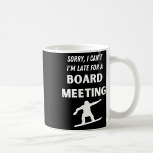 Mug Amusant Snowboard Pun Rencontre Snowboard Snowboar