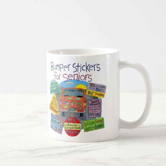 Mug Amusant sur la colline Cadeau d'anniversaire, Stic (Droite)