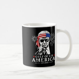 Mug Amusant Trump Golfe Des Etats-Unis 2025 Joyeux 4èm