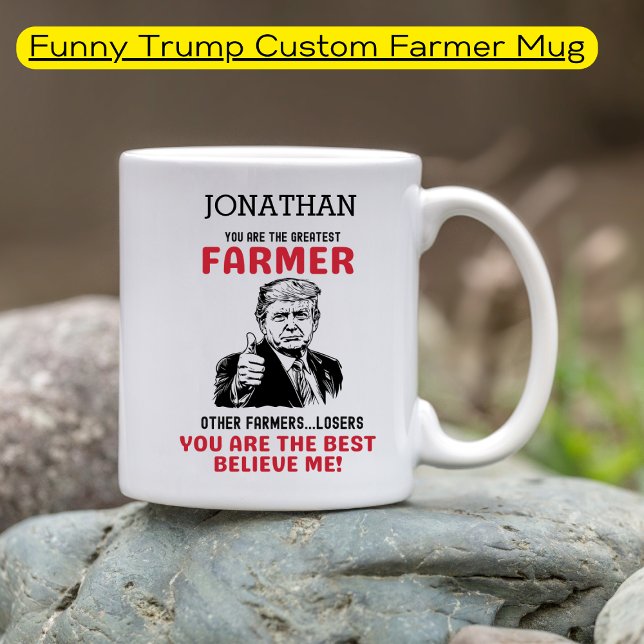 Mug Amusant Trump plus grand paysan personnalisé (Créateur téléchargé)