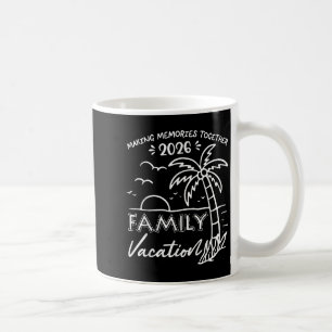 Mug Amusant vacances en famille 2026 Plage Palm Tree é