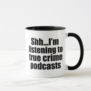 Mug Amusant Ventilateur Podcast de Crimes Vrais