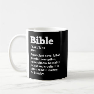 Mug Amusante athée anti-religion Bible athéisme 