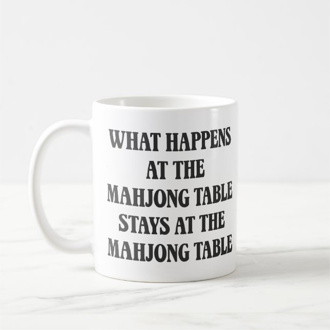 Mug Amusante citation de Mahjong Loover Mahj Humour Am (Gauche)