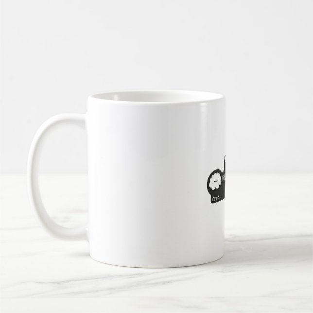 Mug Amusante évolution du nuage blanc au mouton et au  (Gauche)