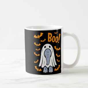 Mug Amusante Halloween Elephant Boo Ghost Bats