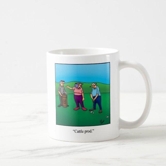 Mug Amusante Humour De Golf Pour Elle (Droite)