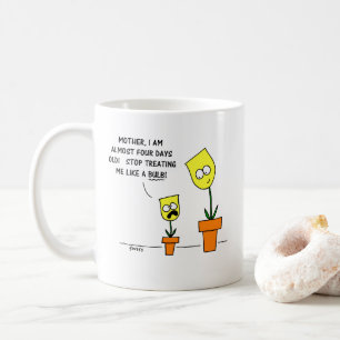 Mug Amusante Mère Fille Humour Tulipes Jaunes