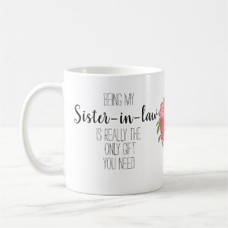 Mug Amusante soeur moderne en droit, une bannière "cad