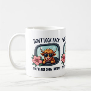 Mug Amusante vache Highland Retro Western Motivational