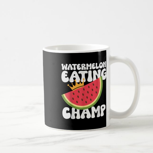 Mug Amusante Watermelon Manger Champ Été Manger (Droite)