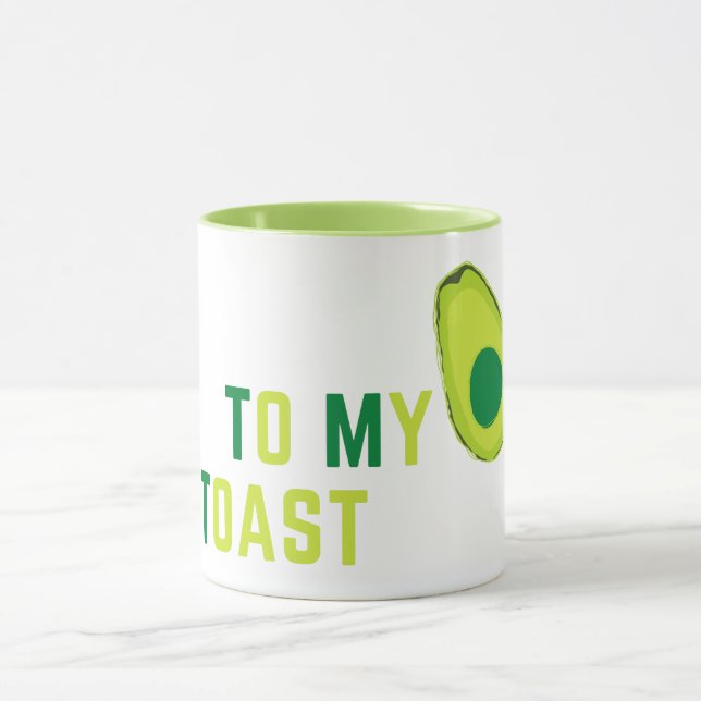 Mug Amusants Avocado Et Toast (Centre)