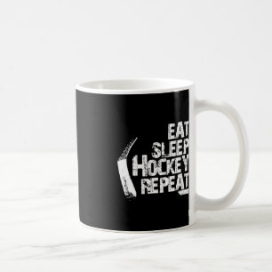 Mug Amusants Mangez Dormir Hockey sur glace Répéter Ca