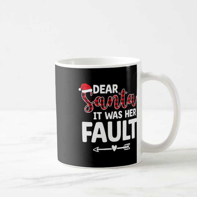 Mug Amusants Noël Correspondant Couples Ses Hers Pyjam (Droite)
