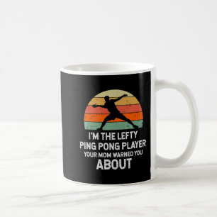 Mug Amusants Ping Pong Table Tennis Gauche Joueur Main