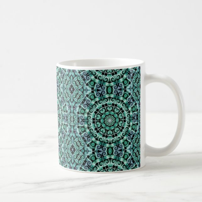 Mug Amusants Turquoises et noirs (Droite)