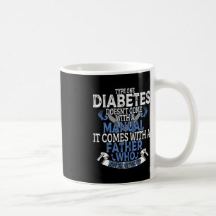 Mug Amusants Type 1 Diabète Diabétique T1D Sensibilisa
