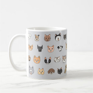 Mug Amusement animal : Chiens de chats Doodle Mix