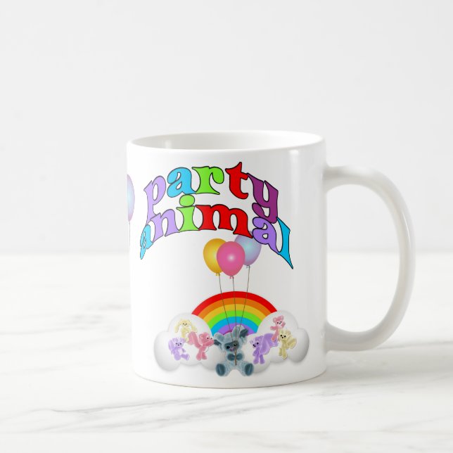 Mug Amusement animal de fête (Droite)