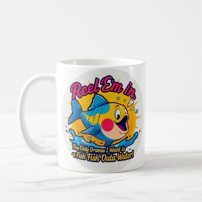 Mug Amusement de poisson hors de l'eau (Gauche)