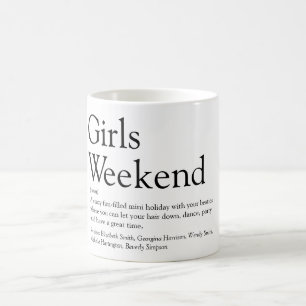 Mug Amusement de week-end entre filles Définition pers