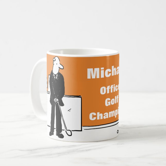 Mug Amusement design pour le golfeur (Devant gauche)