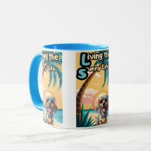 Amusement d'été : Lunettes de soleil sur un chien