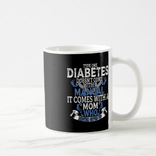 Mug Amusement Type 1 Diabète T1D Sensibilisation au di