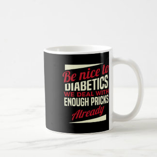 Mug Amusement Type 1 Diabète T1d Sensibilisation au di