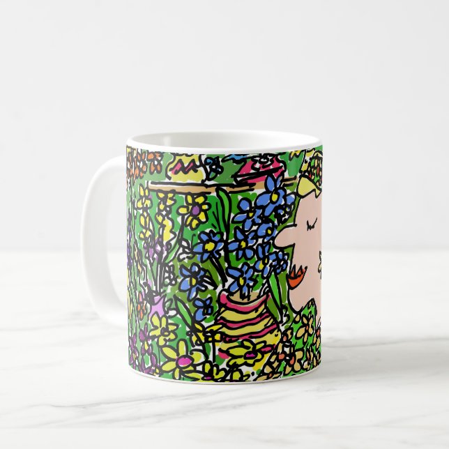 Mug Amuseur de fleuriste ou de vendeur de fleurs (Devant gauche)