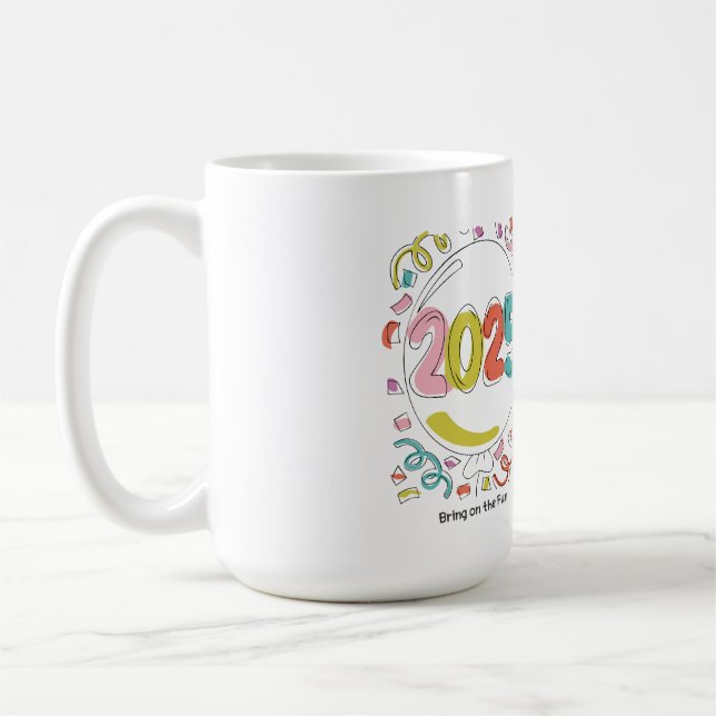 Mug Amusez-vous sur le plaisir 2025 (Gauche)