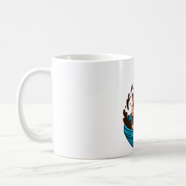 Mug Amusez-vous un Sushi Saumon (Gauche)