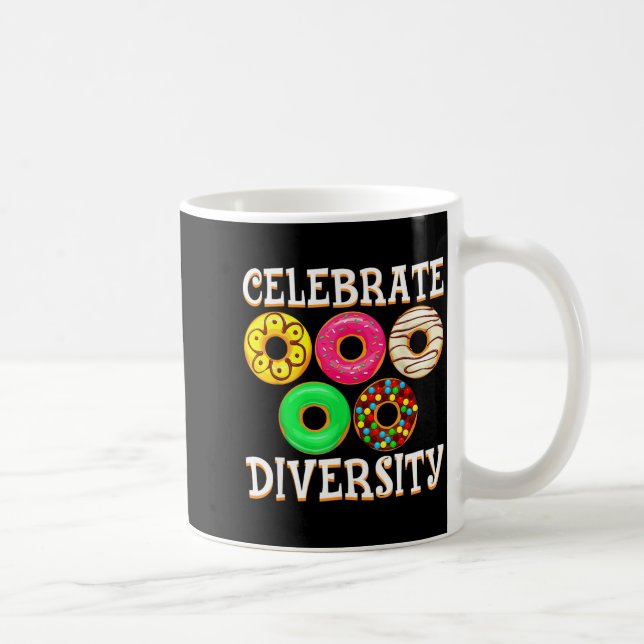 Mug Amusing diversité amateur de beignet journée de do (Droite)