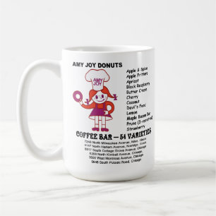 Mug Amy Joy Donut Shops de l'Illinois